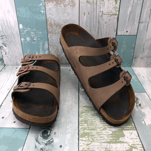 Birkenstock Shoes - Birkenstock Florida Soft Footbed Leather Sandal 39